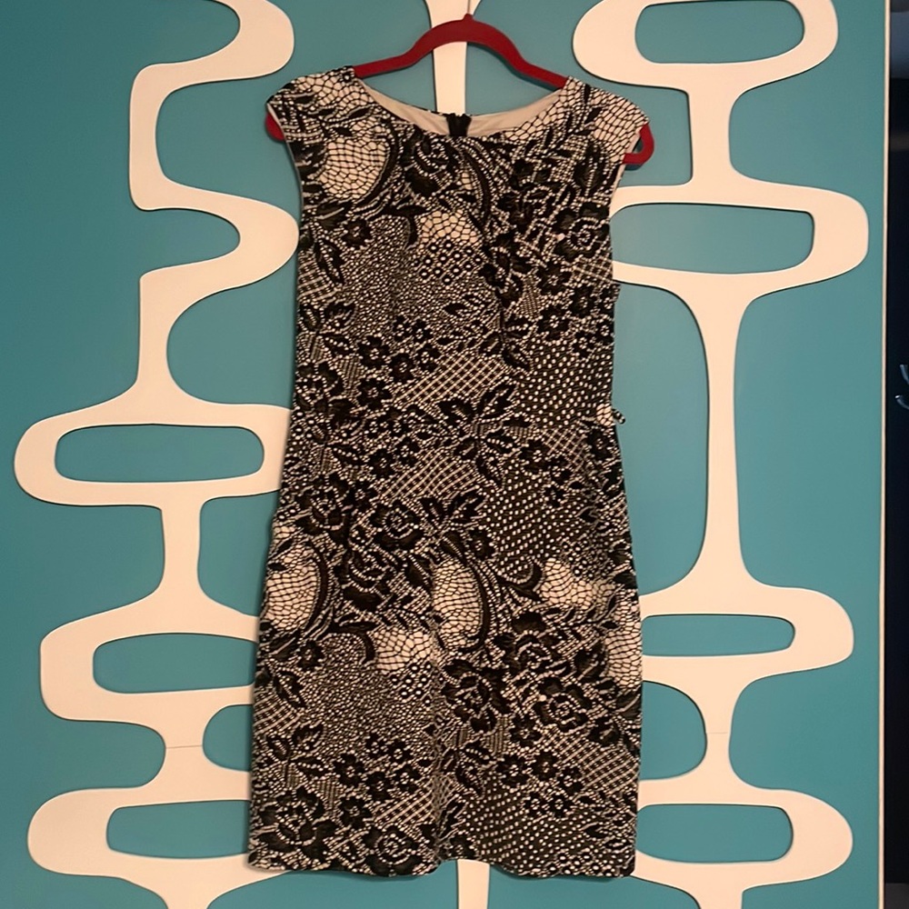 Modcloth Mystic pencil dress faux lace
